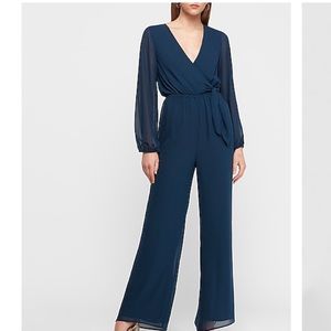 Express Navy Jumpsuit- XS